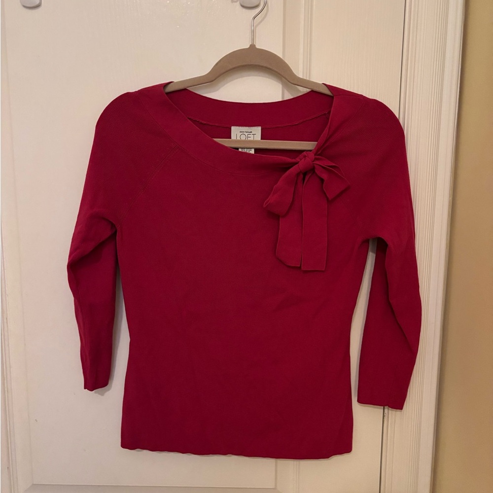 LOFT Pink Top, Like New